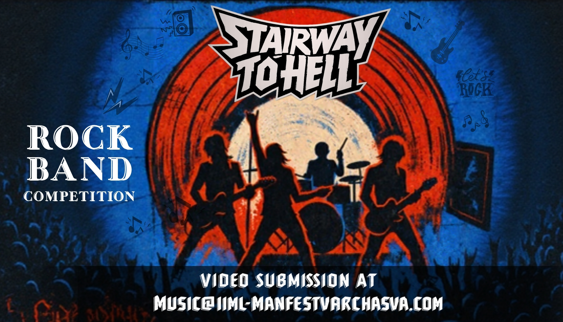 Stairway to Hell band competition poster